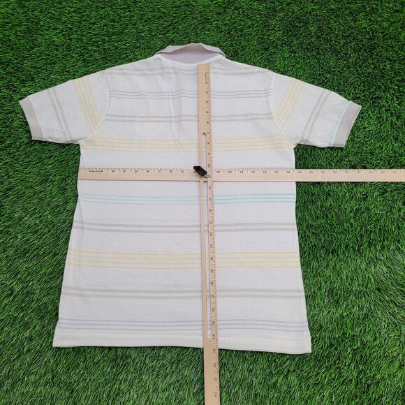 Vintage 90s Hilton-Head-Island Polo Shirt S/M 19x25 Van-Heusen - Picture 3 of 12